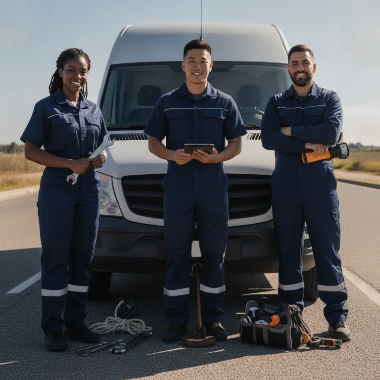 Autosleepdienst team in Woluwe-Saint-Lambert